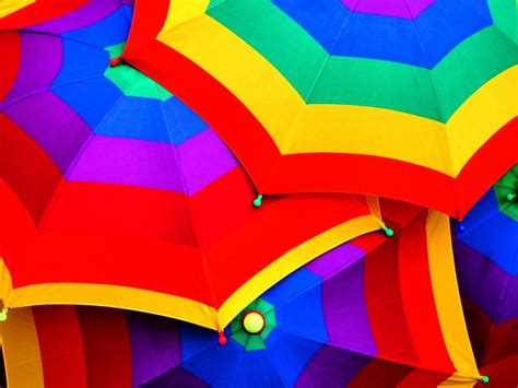 Colorful umbrellas wallpaper | other | Wallpaper Better