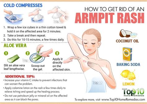 How to Get Rid of an Armpit Rash: Reduce Irritation & Itching | Top 10 Home Remedies | Armpit ...