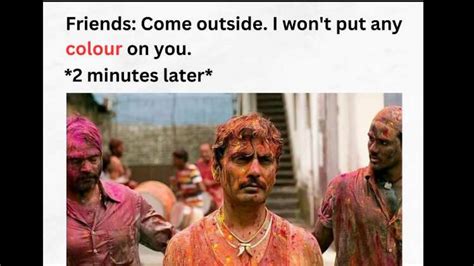 Holi 2023 is here, and so are the memes! These posts will make you laugh | Trending - Hindustan ...