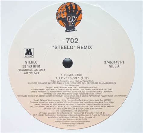 702 - Steelo Remix (1996, Vinyl) | Discogs