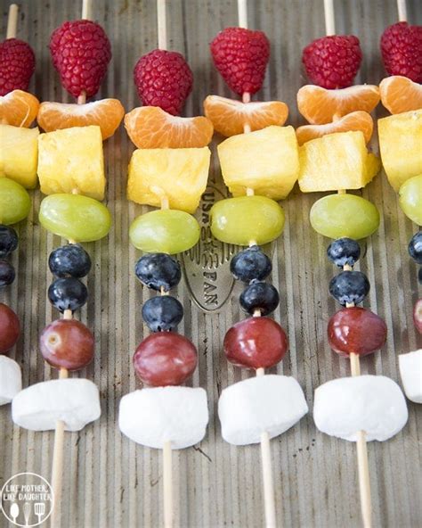 Rainbow Fruit Kabobs – Like Mother, Like Daughter