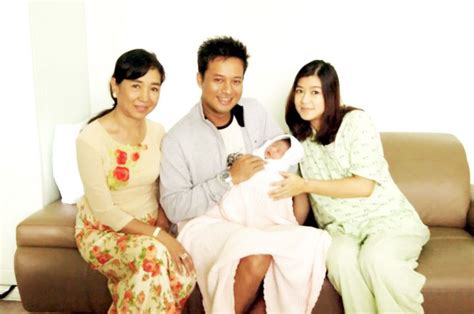 Pyay Ti Oo, Eaindra Kyaw Zin and Their Lovely First Daughter | Myanmar Celebrity Couple Photos!