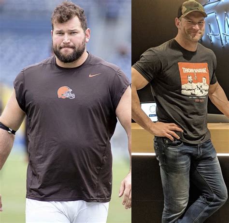 Former NFL offensive lineman Joe Thomas: before & after ...