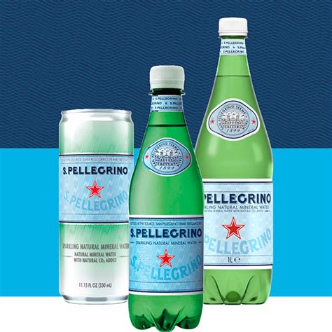 S.Pellegrino Sparkling Water PET Bottles and Sleek can | Sanpellegrino