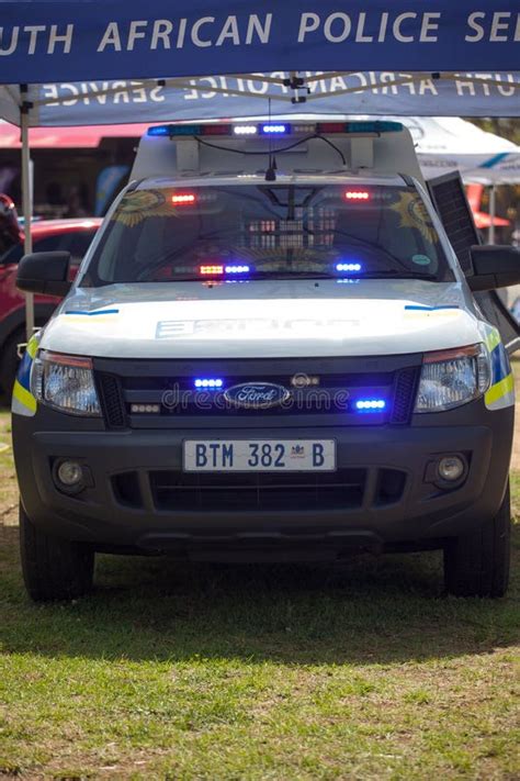 South African Police Service K-9 Vehicle on Display Editorial Stock Photo - Image of crime ...