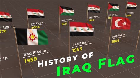History of Iraq Flag | Evolution of Iraq Flag | Flags of the world | - YouTube