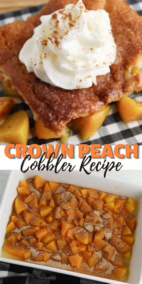 Crown Royal Peach Cobbler