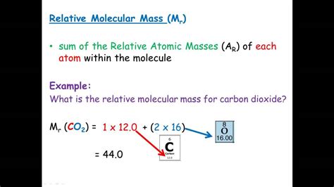 Relative Molecular Mass & Relative Formula Mass - YouTube