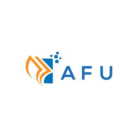 AFU credit repair accounting logo design on white background. AFU ...