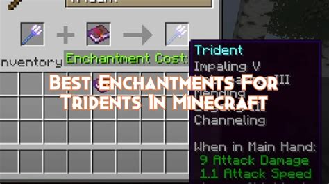 Best Enchantments For Tridents In Minecraft - Pillar Of Gaming