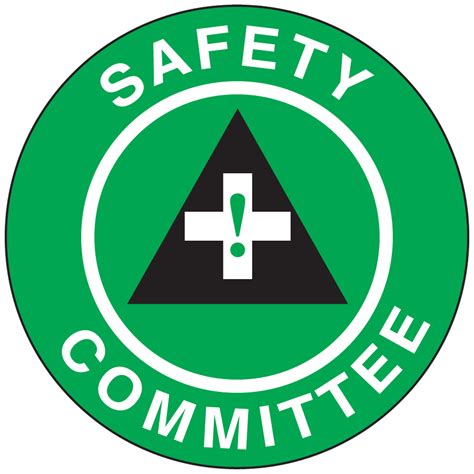 Safety Committee Hard Hat Stickers LHTL149