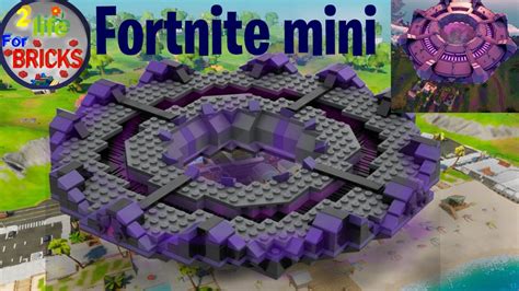 LEGO MOC Fortnite Battle royale UFO mothership 1:625 scale instructions lego MOC by MINLEGO ...