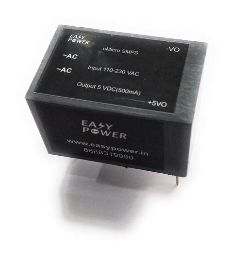 2.5 Watt Easy Power SO5V500 - Micro SMPS power supply module, Size: 37 X 23 X 23, Rs 100 /piece ...