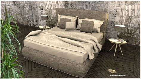 SKETCHUP TEXTURE: SKETCHUP 3D MODEL DOUBLE BED #6