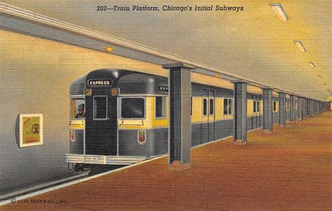 Vintage Chicago - Subway Train Platform by Yesterdays-Paper on DeviantArt