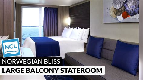 Norwegian Bliss | Large Balcony Stateroom Full Walkthrough Tour & Review 4K | Category B6 - YouTube