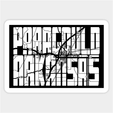 Paragould Arkansas Map - Paragould - Sticker | TeePublic