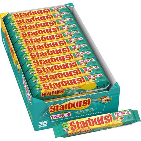 Starburst Tropical (36 ct) - Wholesale Candy Warehouse