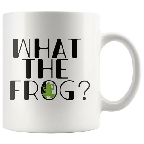 What the Frog Cute Coffee Mug Pond Amphibian Gift | Cute coffee mugs ...