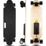 Caroma 35'' Electric Skateboards, 12.4 MPH, Unisex Adults Longboard with Remote, 220Lbs Max Load ...