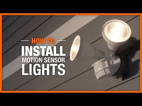 How to Install a Motion Sensor Light - The Home Depot