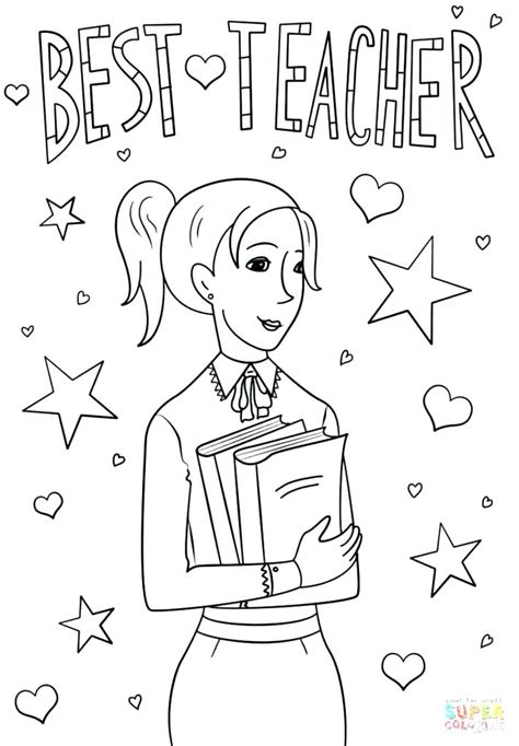 Teachers Day Coloring Pages at GetColorings.com | Free printable colorings pages to print and color