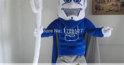 Mascot Blue Devil Mascot Costume