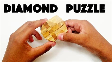 How to solve a 12 piece wooden Diamond Puzzle - YouTube