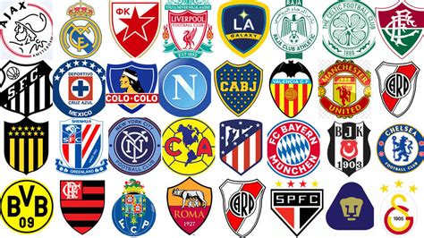 El ránking definitivo de los escudos de los grandes equipos de fútbol, ¿cuál es el más bonito ...