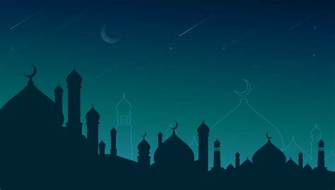 Islamic design vector for background. Ramadan Kareem Banner. Mosque ...