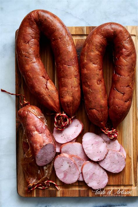 Smoked kielbasa recipe. Very lean and exceptionally tasty. | Taste of Artisan | Kielbasa recipes ...