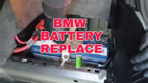 BMW E46 3 Series Car Battery Replacement - Quick and easy - DiY 🔋🔧 ...