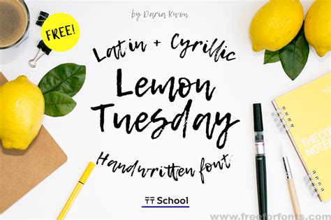 Lemon Tuesday Font - fontforlife.com