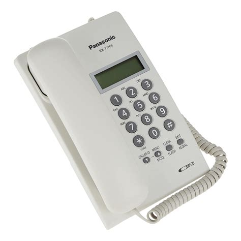 Panasonic Caller ID Display Phone (Black)KX-T7703X-B - Gobachi