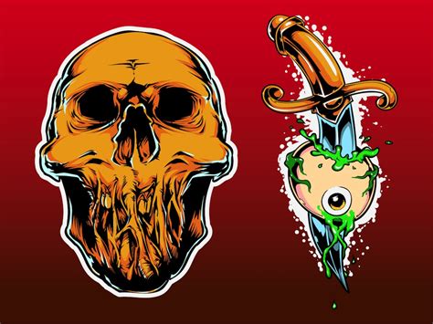 Horror Illustrations Vector Art & Graphics | freevector.com