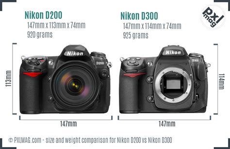 Nikon D200 vs Nikon D300 Full Comparison - PXLMAG.com