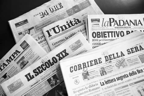 Stack of the most important italian newspapers | Conference of Presidents of Major Italian ...