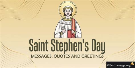 Happy Saint Stephen’s Day Messages, Quotes and Greetings