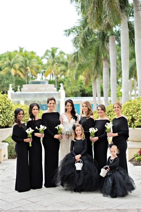 Black and White Wedding at Hyatt Regency Coconut Point | Junebug Weddings