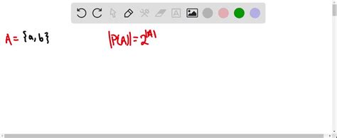 ⏩SOLVED:Using Algorithm 2.3, find the power set of each set. List… | Numerade