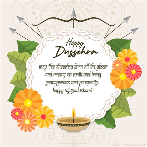 Free Hindu Festival Of Dussehra Greeting Card Dussehra Greetings, Happy Dussehra Wishes, Happy ...