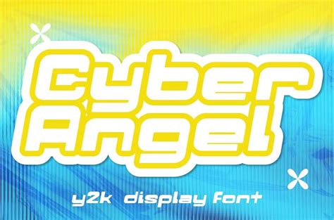 Cyber Angel Y2K Display Font - FreeDaFonts