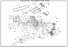 RY 10519 B - Ryobi Chainsaw, 46cc Parts Lookup with Diagrams | PartsTree