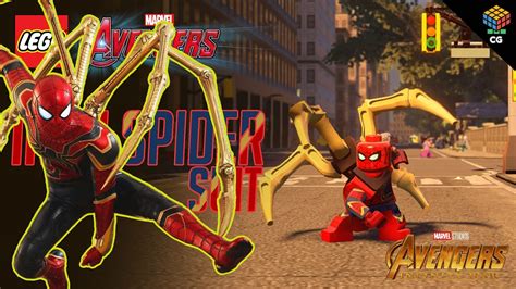 Iron Spider Avengers: Infinity War suit - Lego Marvel Avengers Mod Gameplay - YouTube