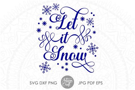 Let it snow SVG