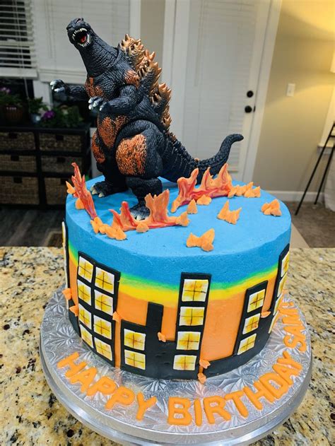 Godzilla Birthday Themed Party Godzilla Birthday Godzilla Birthday ...