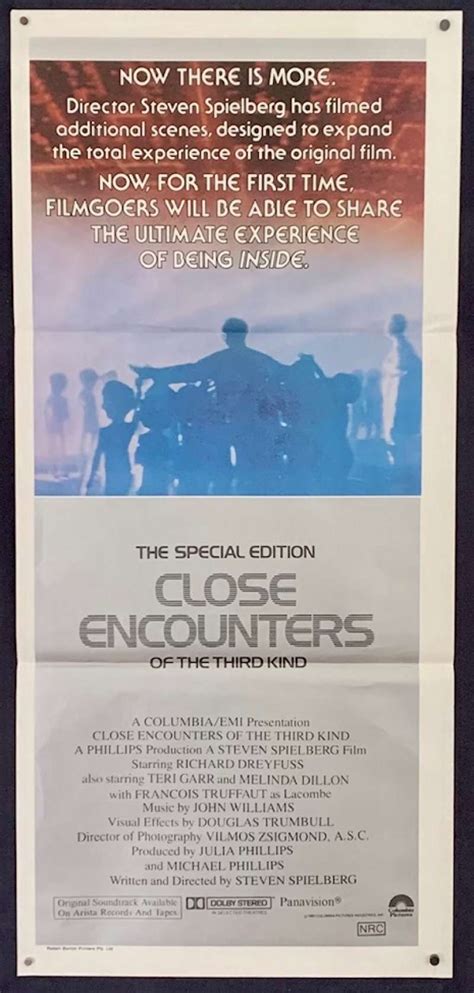 All About Movies - Close Encounters Of The Third Kind Daybill Poster ...