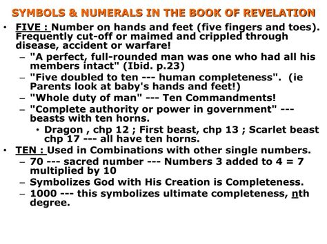 Book Of Revelation Symbols