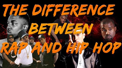 The Difference Between Rap and Hiphop - YouTube