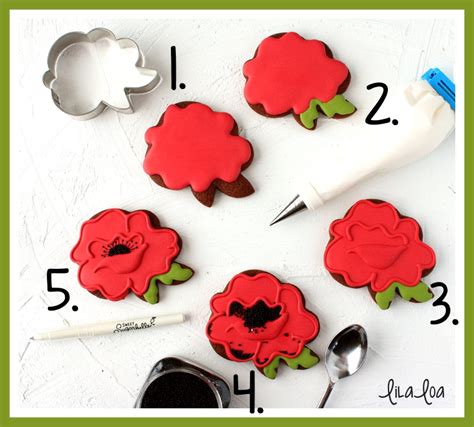 How to Make Decorated Poppy Sugar Cookies